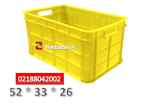 🔥🔥🔥جعبه پلاستیکی صنعتی نانو بسیار محکم 1007 (طول 52 عرض 33 ارتفاع 26)🔥🔥🔥
